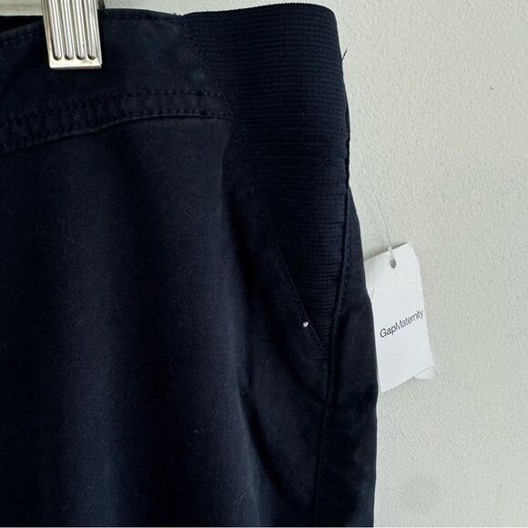 NWT Gap Maternity Best Girlfriend Navy Blue Khaki Pants Inset Panel Size 16 - Picture 8 of 10
